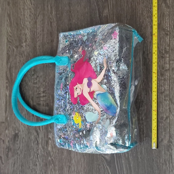 🧜‍♀️ Disney Store ARIEL The Little Mermaid Glitter Swim Bag 💎 - Picture 10 of 14